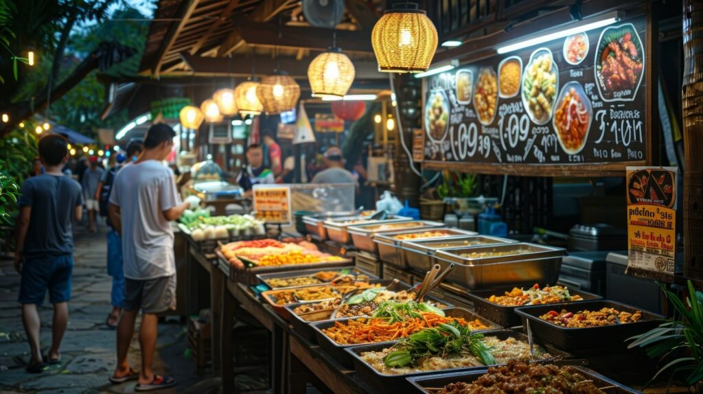 Marché de nuit de Kuta 