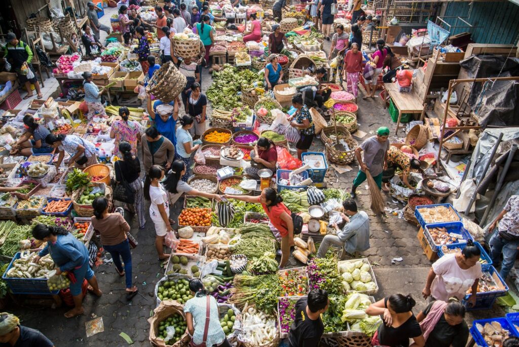 Le marché d'Ubud