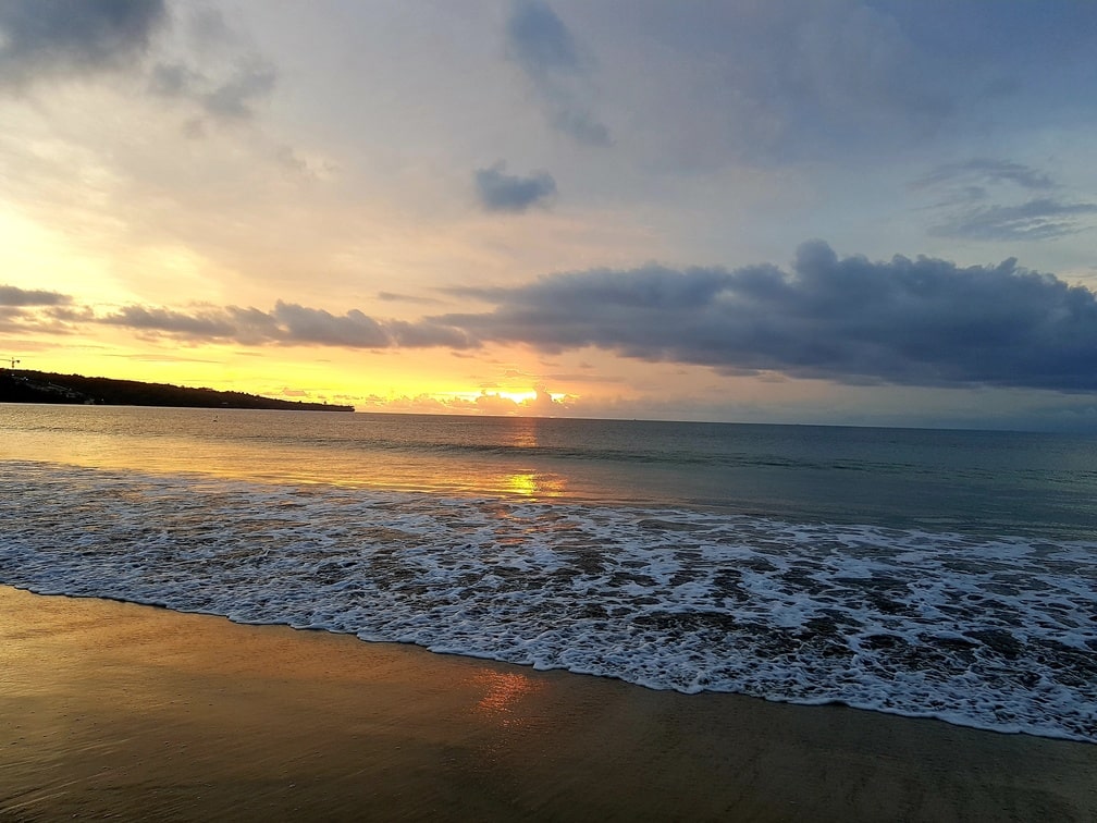 Coucher de soleil à Jimbaran