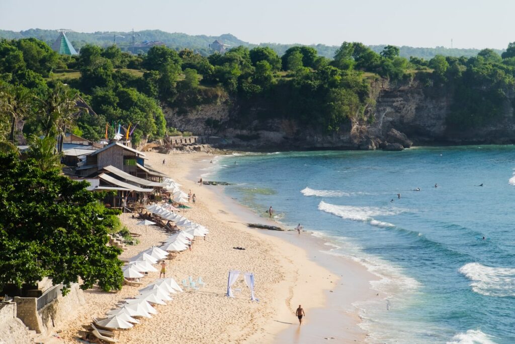 Plage au abord d'Ubud