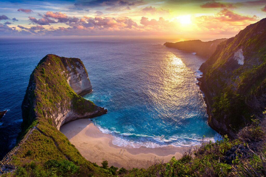 Coucher de soleil à Bali