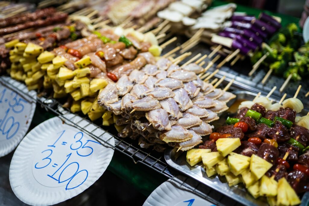 Brochette de fruits