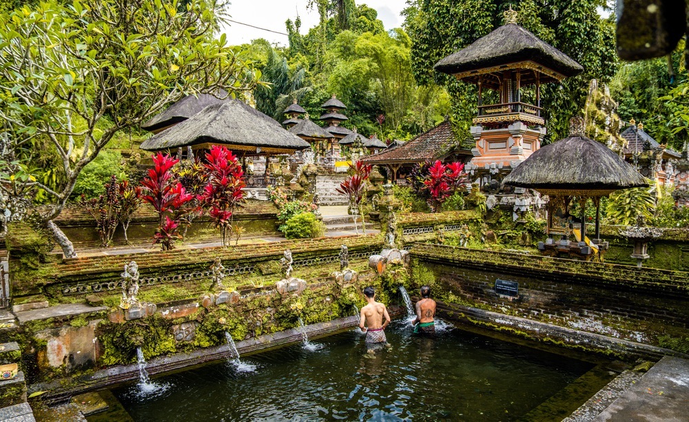 Bassin du Temple Gunung Kawi