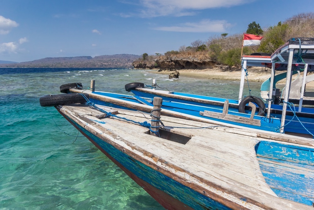 Bateau autour de Menjangan Island