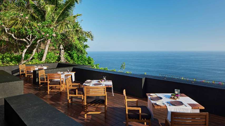 Restaurant panoramique à Bali