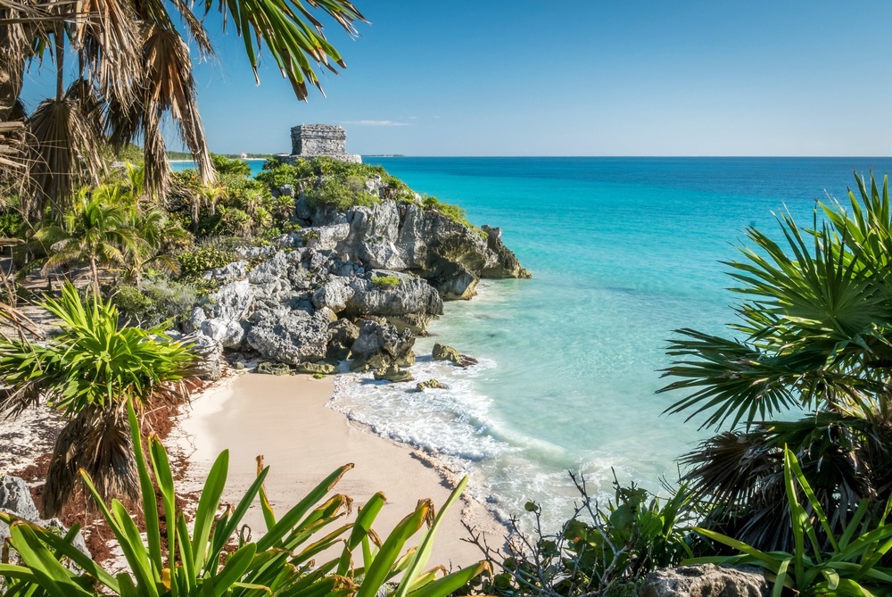 Plage ruines de Tulum