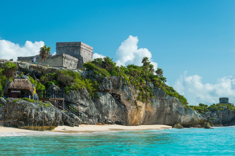 Plage ruines de Tulum